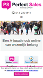 Mobile Screenshot of perfect-sales.nl