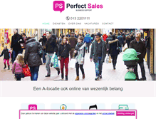 Tablet Screenshot of perfect-sales.nl